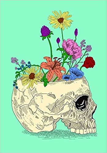 okumak Flower Skull Journal