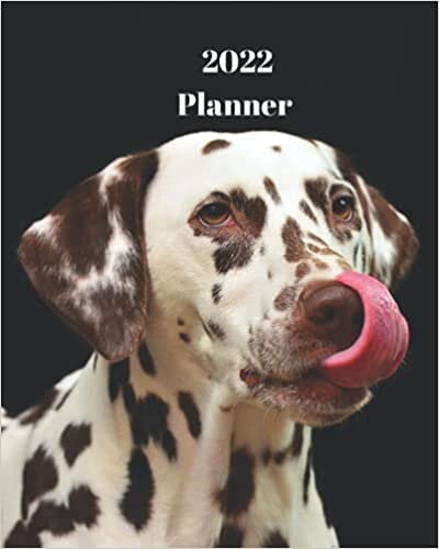 okumak 2022 Planner: Dalmatian Dog-12 Month Planner January 2022 to December 2022 Monthly Calendar with U.S./UK/ Canadian/Christian/Jewish/Muslim Holidays– Calendar in Review/Notes 8 x 10 in.- Dog Breed Pets