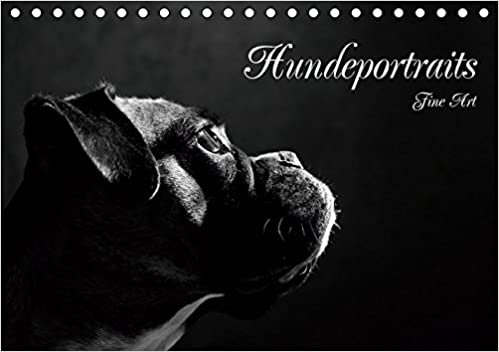 okumak Hundeportraits Fine Art (Tischkalender 2019 DIN A5 quer): Hundeportraits in schwarz/weiß (Monatskalender, 14 Seiten )