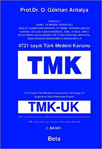 okumak 4721 Sayılı Türk Medeni Kanunu TMK