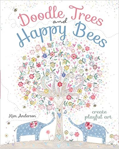 okumak Doodle Trees and Happy Bees : Create Playful Art