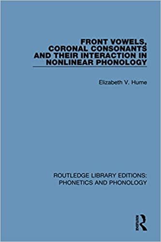 okumak Front Vowels, Coronal Consonants and Their Interaction in Nonlinear Phonology (Routledge Library Editions: Phonetics and Phonology)
