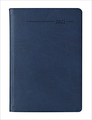 okumak Taschenkalender Buch Tucson blau 2021 - Büro-Kalender - 8x11,5 cm - 1 Woche 2 Seiten - 144 Seiten - Notiz-Heft - Alpha Edition