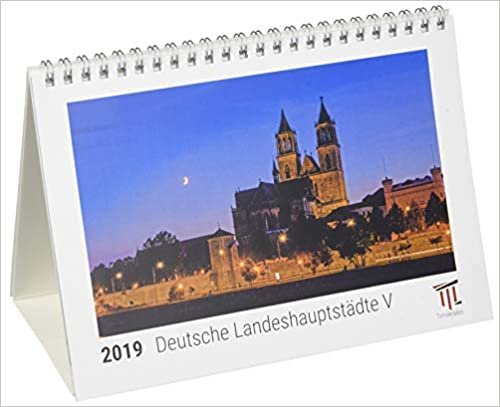 okumak Deutsche Landeshauptstädte V 2019 - Timokrates Tischkalender, Bilderkalender, Fotokalender - DIN A5 (21 x 15 cm)