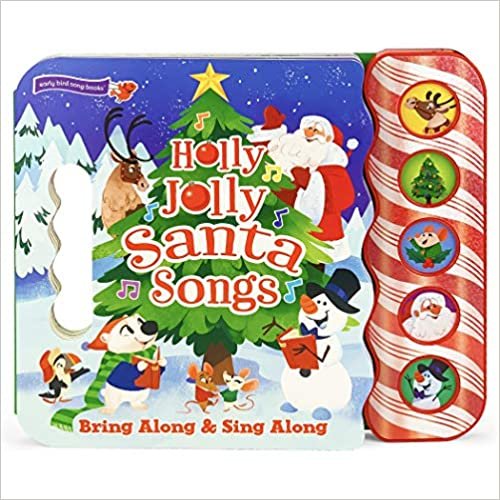 okumak Holly Jolly Santa Songs (5-button Early Bird Song Book)