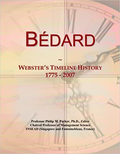 okumak B¿dard: Webster&#39;s Timeline History, 1775 - 2007