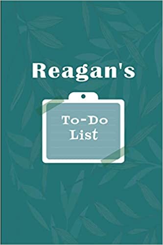 okumak Reagan&#39;s To˗Do list: Checklist Notebook | Daily Planner Undated Time Management Notebook
