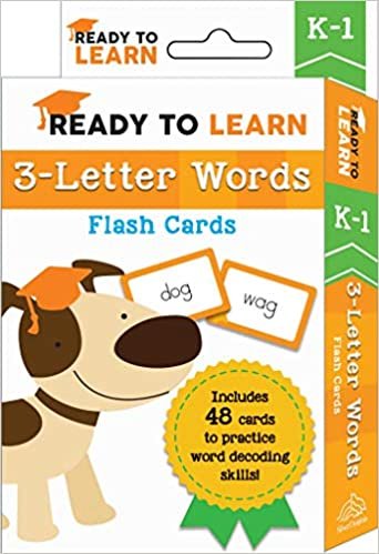 okumak Ready to Learn: K-1 3-Letter Words: Flash Cards