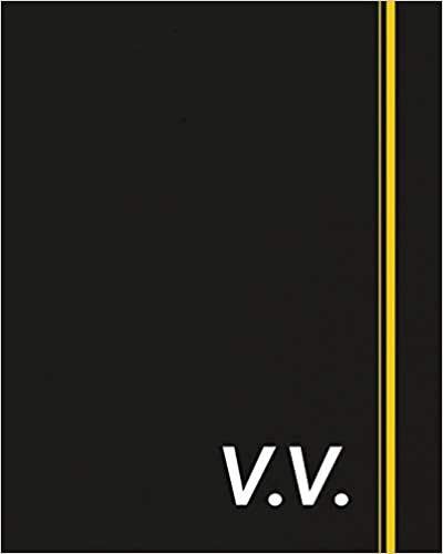 okumak V.V.: Classic Monogram Lined Notebook Personalized With Two Initials - Matte Softcover Professional Style Paperback Journal Perfect Gift for Men and Women