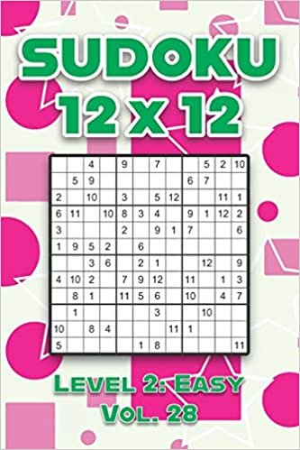 okumak Sudoku 12 x 12 Level 2: Easy Vol. 28: Play Sudoku 12x12 Twelve Grid With Solutions Easy Level Volumes 1-40 Sudoku Cross Sums Variation Travel Paper ... Challenge All Ages Kids to Adult Gifts