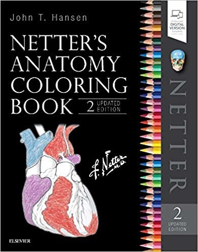 okumak Netter&#39;s Anatomy Coloring Book Updated Edition, 2nd Edition