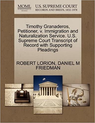 okumak Timothy Granaderos, Petitioner, v. Immigration and Naturalization Service. U.S. Supreme Court Transcript of Record with Supporting Pleadings