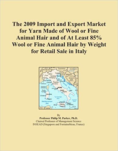 okumak The 2009 Import and Export Market for Yarn Made of Wool or Fine Animal Hair and of At Least 85% Wool or Fine Animal Hair by Weight for Retail Sale in Italy