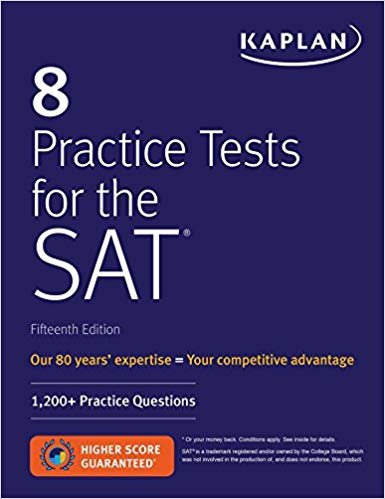 okumak 8 Practice Tests for the SAT: 1,200+ SAT Practice Questions