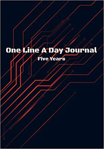 okumak One Line A Day Journal Five Years: Modern Solid Metal Style For Sons This 5 Year Memory Book One Line A Day Journal Notebook Daily for Moms and Dads ... Size 7x10 inches in Modern Black Cover