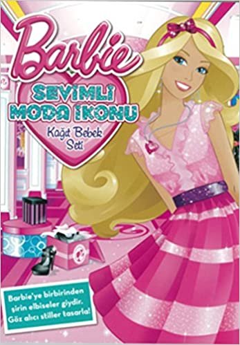 okumak Barbie Sevimli Moda İkonu Kağıt Bebek Seti