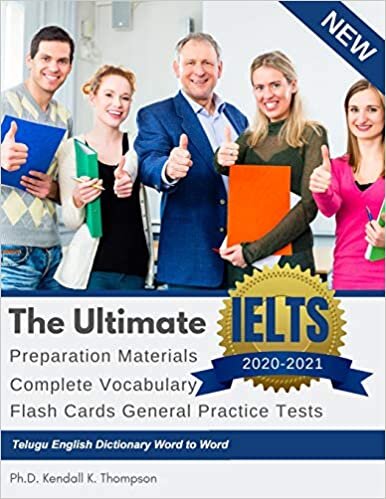 okumak The Ultimate IELTS Preparation Materials Complete Vocabulary Flash Cards General Practice Tests Telugu English Dictionary Word to Word: Remembering ... study guides books from beginners to advance.