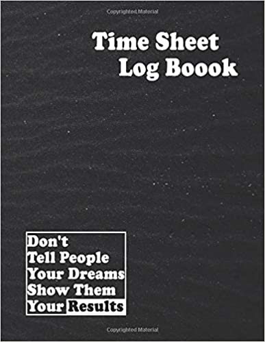 okumak Time Sheet logbook: Daily Employee Time Log, Hours Worked Tracker, Employment Log Journal 8.5x11