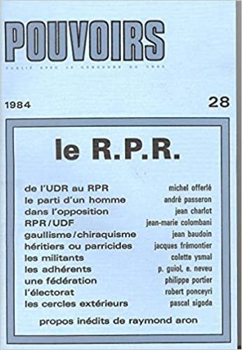 okumak Pouvoirs, n° 28. Le RPR (28)