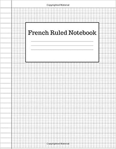 okumak French Ruled Notebook: French Ruled Paper | Seyes Grid | Graph Paper | French Ruling For Handwriting, Calligraphers, Kids, Student, Teacher. 8.5 x 11 (Graph Paper School Notebook)