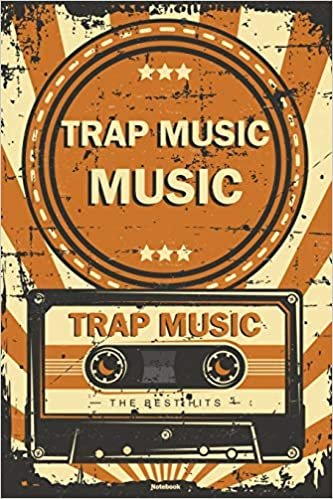 Trap Music Notebook: Retro Vintage Trap Music Cassette Journal 6 x 9 inch 120 lined pages gift