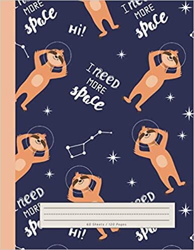 okumak I Need More Space - Primary Story Journal: Draw and Write Primary Composition Notebook for kids with drawing Space, Exercise, Grade K-2 Dotted Midline ... Size 8.5&quot; x 11&quot; Doodling, Sketching Note