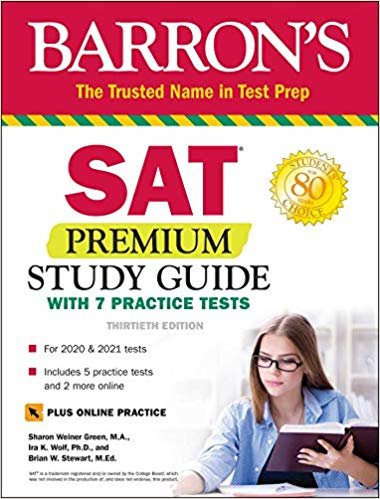 okumak SAT Premium Study Guide with 7 Practice Tests