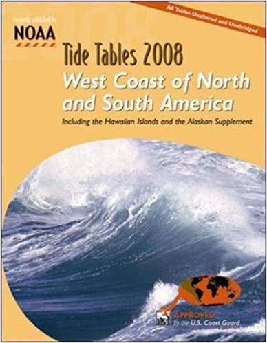 okumak Tide Tables 2008 : West Coast of N. and S. America