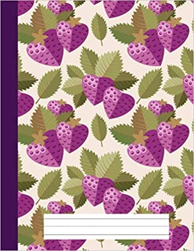 okumak Strawberry - Primary Story Journal: Dotted Midline and Picture Space | Grades K-2 School Exercise Book | Primary Composition Half Page Lined Paper ... | Creative Picture Story Paper 100 Pages