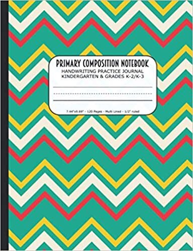 okumak Primary Composition Notebook | Handwriting Practice Journal Kindergarten &amp; Grades K-2/K-3: Native American Pattern Handwriting Practice Paper with 3 ... Kindergarten | 120 Lined Pages | 7.44&quot;x9.69&quot;