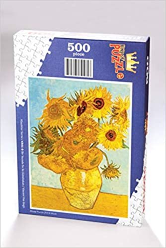 okumak Bir Vazoda On İki Günebakan - Vincent Van Gogh Ahşap Puzzle 500 Parça (KR04-D)