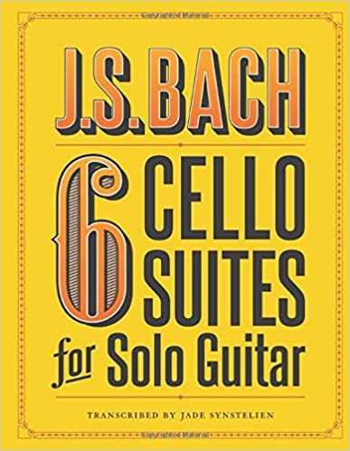 okumak J.S. Bach 6 Cello Suites for Solo Guitar