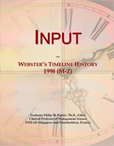 okumak Input: Webster&#39;s Timeline History, 1998 (M-Z)