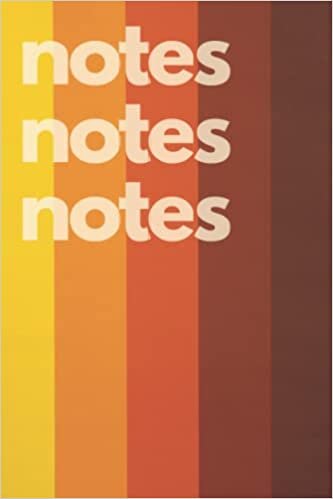 okumak Notes: 1970&#39;s inspired Notebook - 120 pages - (6 x 9 in)
