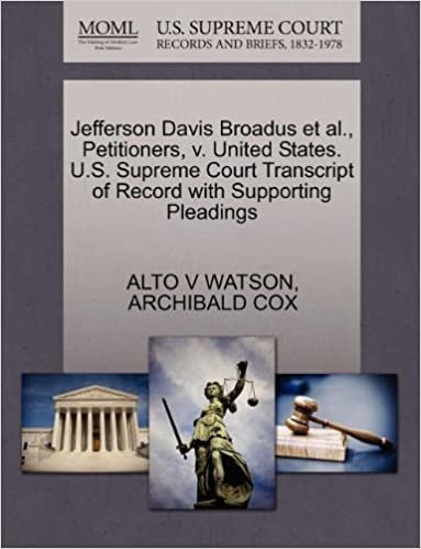 okumak Jefferson Davis Broadus et al., Petitioners, v. United States. U.S. Supreme Court Transcript of Record with Supporting Pleadings