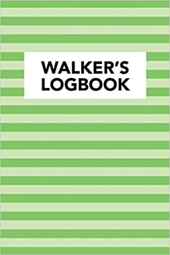 okumak Walker&#39;s Logbook: Notebook to Log Track and Record Your Healthy Lifestyle and Fitness Goals (2530 Walking Entries) (Walker&#39;s Logbook Series)