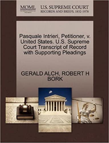 okumak Pasquale Intrieri, Petitioner, v. United States. U.S. Supreme Court Transcript of Record with Supporting Pleadings
