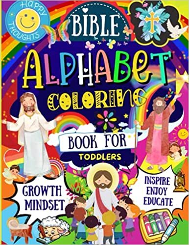 okumak Alphabet Coloring Book For Toddlers And Preschool Kids: Jumbo Bible Coloring Books | Fun &amp; Educational Christian Activity Pages | Growth Mindset | Great Gift For Girls Boys Ages 1-3, 2-4, 3-5