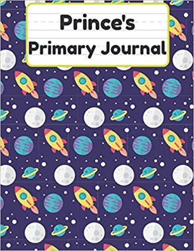 okumak Prince&#39;s Primary Journal: Grade Level K-2 Draw and Write, Dotted Midline Creative Picture Notebook Early Childhood to Kindergarten