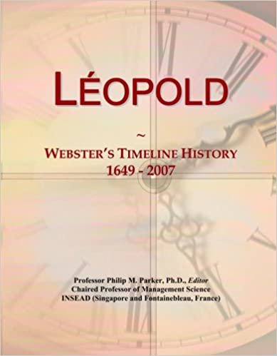 okumak L¿opold: Webster&#39;s Timeline History, 1649 - 2007