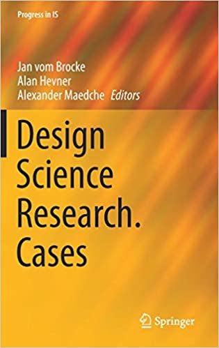 okumak Design Science Research. Cases (Progress in IS)