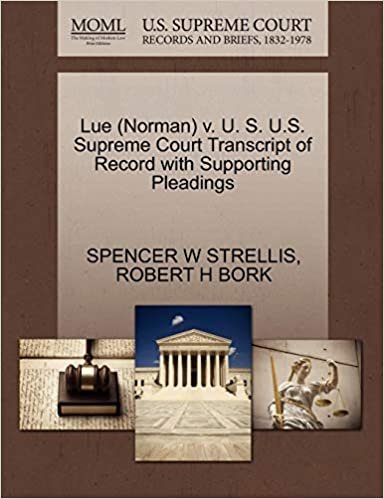okumak Lue (Norman) V. U. S. U.S. Supreme Court Transcript of Record with Supporting Pleadings