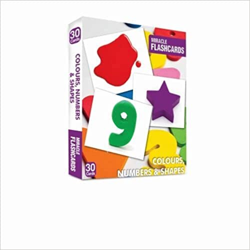 okumak Miracle Flashcards - Colours, Numbers &amp;Shapes: 30 Cards