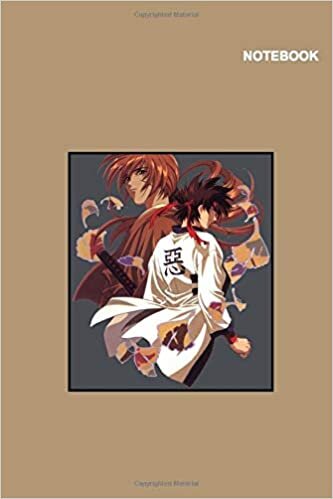 okumak Rurouni Kenshin Wandering Samurai mini notebooks: Classic Lined pages, 110+ Pages, 6&quot; x 9&quot;, Sagara Sanosuke Rurouni Kenshin Wandering Samurai Design Notebook Cover.