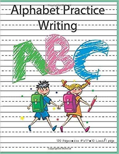 okumak Alphabet Practice Writing A B C: Learn To Write For Kids (120 Lined pages) , ( 8.5&quot;x 11&quot; ), Encourage writing, Alphabet Writing Practice, With Tab A-Z ... easy learn how to writing alphabet letters.