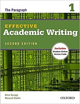 okumak Effective Academic Writing Second Edition: 1: Student Book