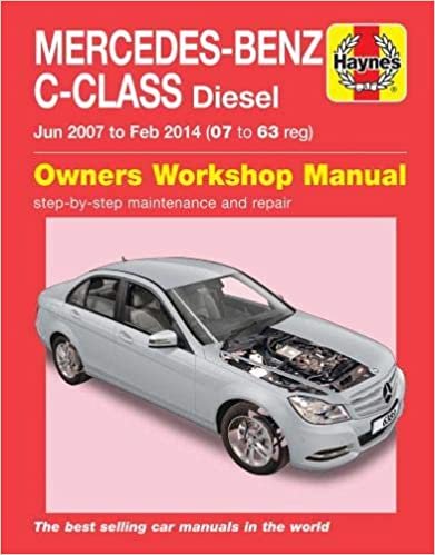 okumak Mercedes-Benz C-Class Diesel (Jun &#39;07 - Feb &#39;14): Saloon &amp; Estate (W204 Series): C200CDI, C220CDI &amp; C250CDI 2.1 Litre (2143CC/2148CC)