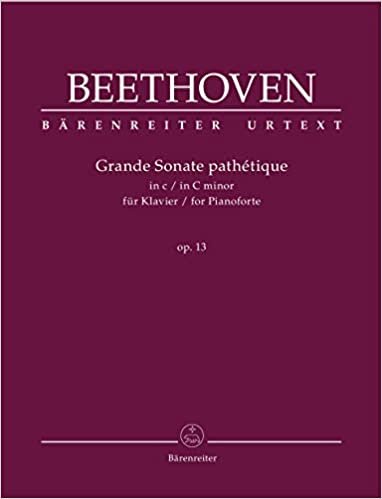 okumak Grande Sonate pathétique c-Moll op. 13 (für Klavier). Spielpartitur, BÄRENREITER URTEXT