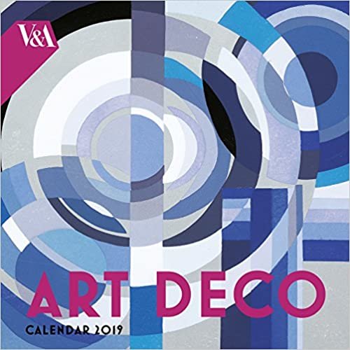 okumak V&amp;A Art Deco Design - mini wall calendar 2019 (Art Calendar)