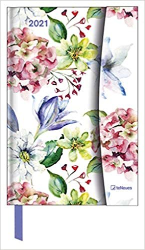okumak Flower Fantasy 2021 - Diary - Buchkalender - Taschenkalender - 10x15: Magneto Diary